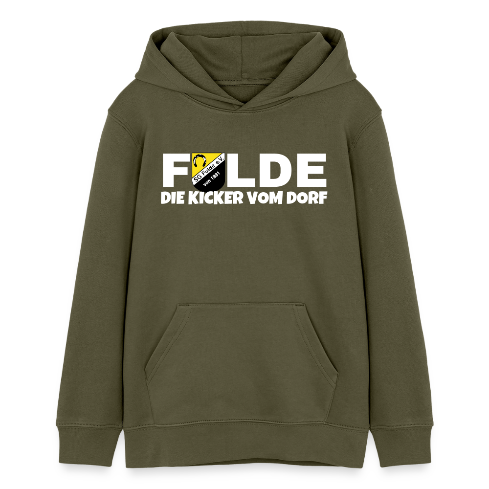 SG Fulde Teenager Bio-Hoodie Kicker - Khaki