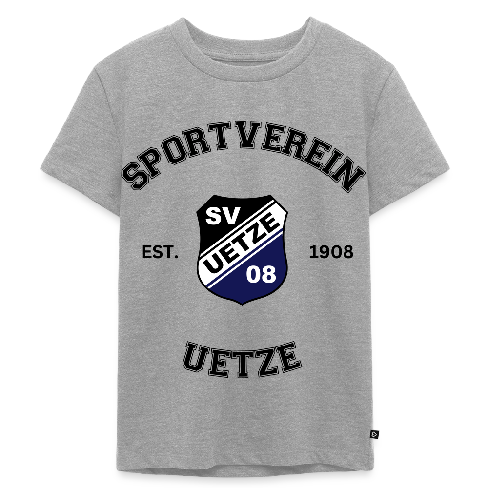 SV Uetze 08 Kinder Premium T-Shirt flex - Grau meliert