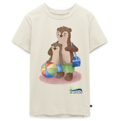 Naturbad Uetze Teenie-T-Shirt "Otterpapa" (146-164) - Naturweiß