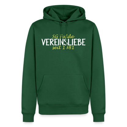 SG Fulde Vereinsliebe Unisex Premium Hoodie flex - Flaschengrün