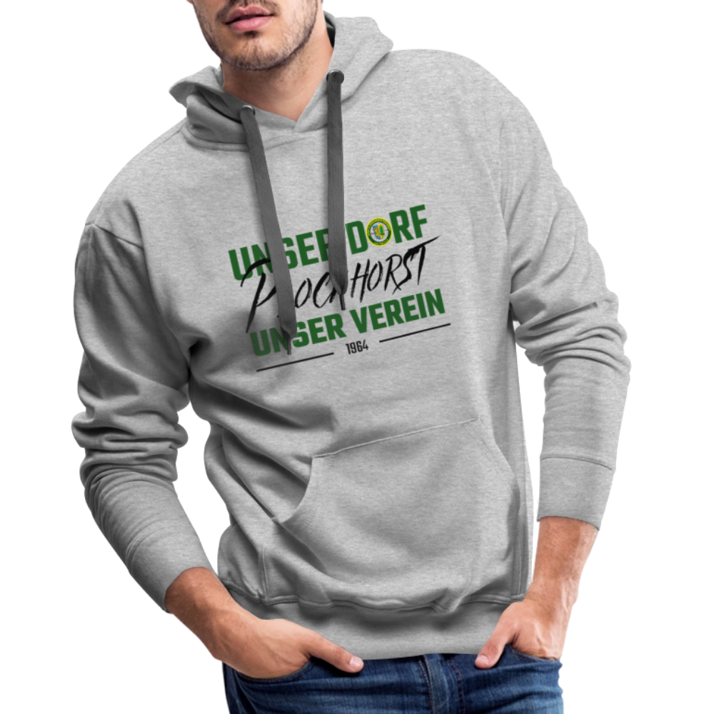 Unser Dorf Unisex Hoodie - Grau meliert