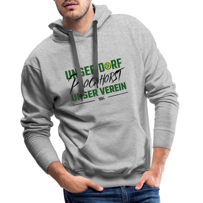 Unser Dorf Unisex Hoodie - Grau meliert