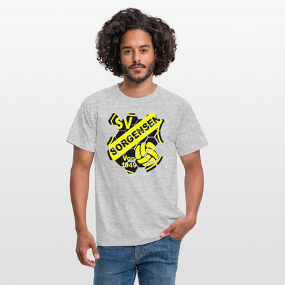 SV Sorgensen Waben Logo Premium T-Shirt - Grau meliert