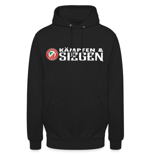 TSV Edemissen Kämpfen & Siegen Unisex Hoodie - Schwarz