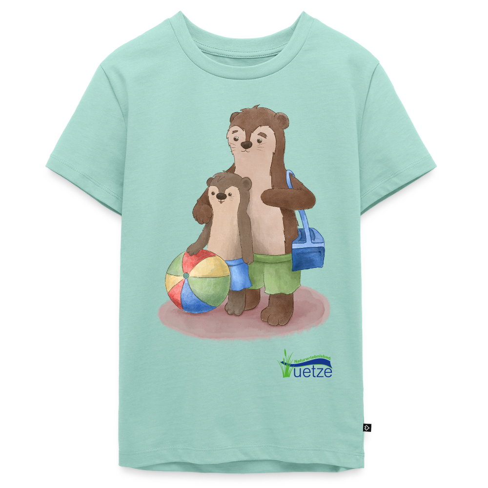 Naturbad Uetze Teenie-T-Shirt "Otterpapa" (146-164) - Mint 