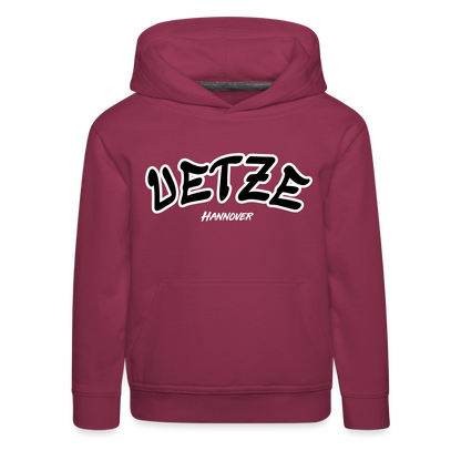 Uetze Hannover Kinder Premium Hoodie - Bordeaux