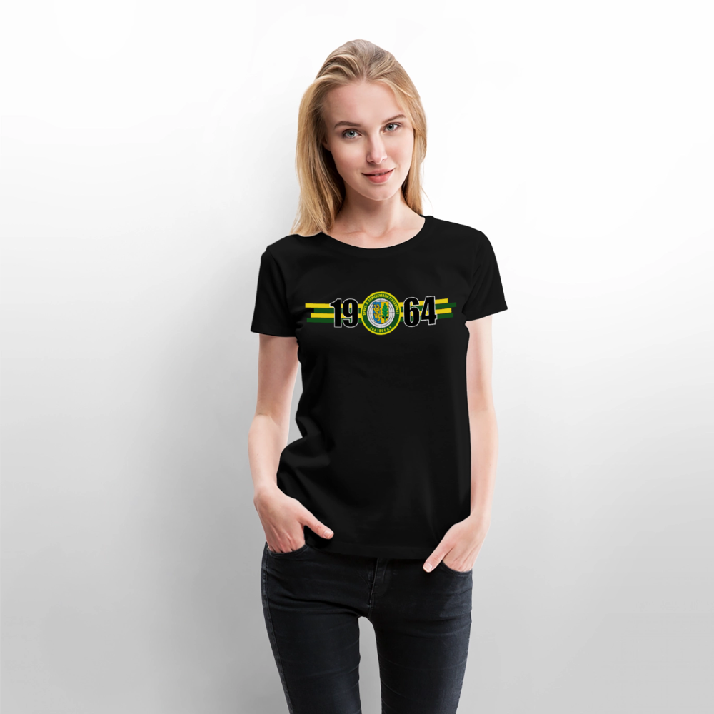 SSV Plockhorst Frauen Premium T-Shirt 1964 - Schwarz