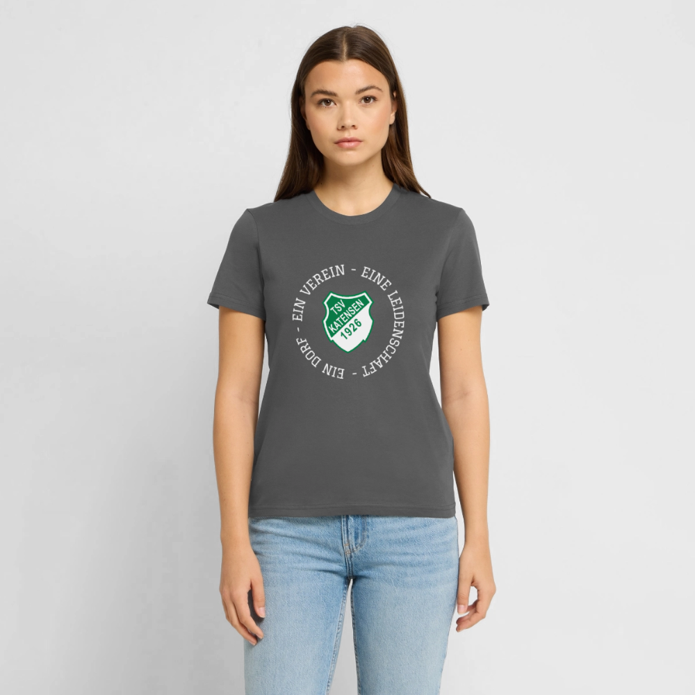 TSV Katensen Unisex Bio-T-Shirt "Ein Dorf" - Anthrazit