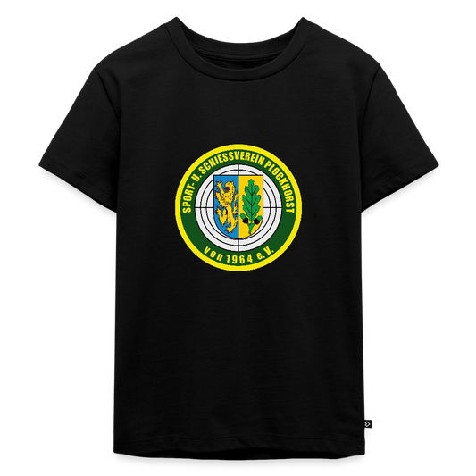 SSV Plockhorst Logo Kinder T-Shirt - Schwarz