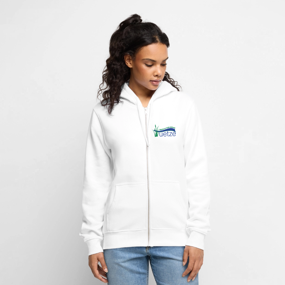 Naturbad Uetze unisex Kapuzenjacke - Weiß