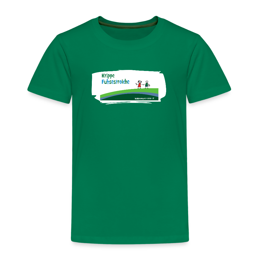 Waldkindergarten Uetze Krippenlogo Kinder Premium T-Shirt - Kelly Green