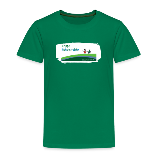 Waldkindergarten Uetze Krippenlogo Kinder Premium T-Shirt - Kelly Green