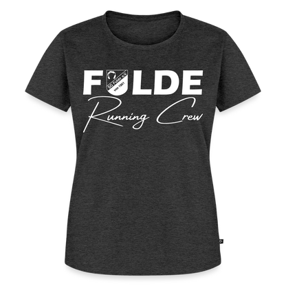 Fulde Running Crew 2.0 Frauen T-Shirt flex - Anthrazit meliert