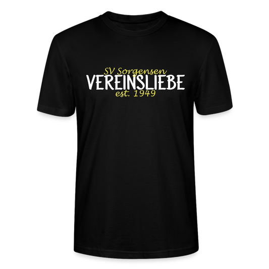 SV Sorgensen Vereinsliebe Unisex Bio T-Shirt flex - Schwarz