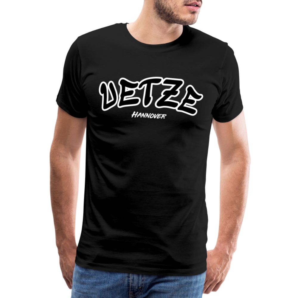 Uetze Hannover Premium T-Shirt flex - Schwarz