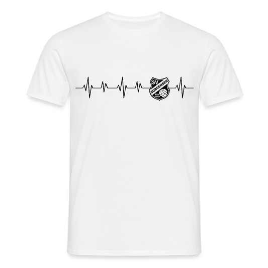 SV Sorgensen Premium T-Shirt heartbeat - Weiß