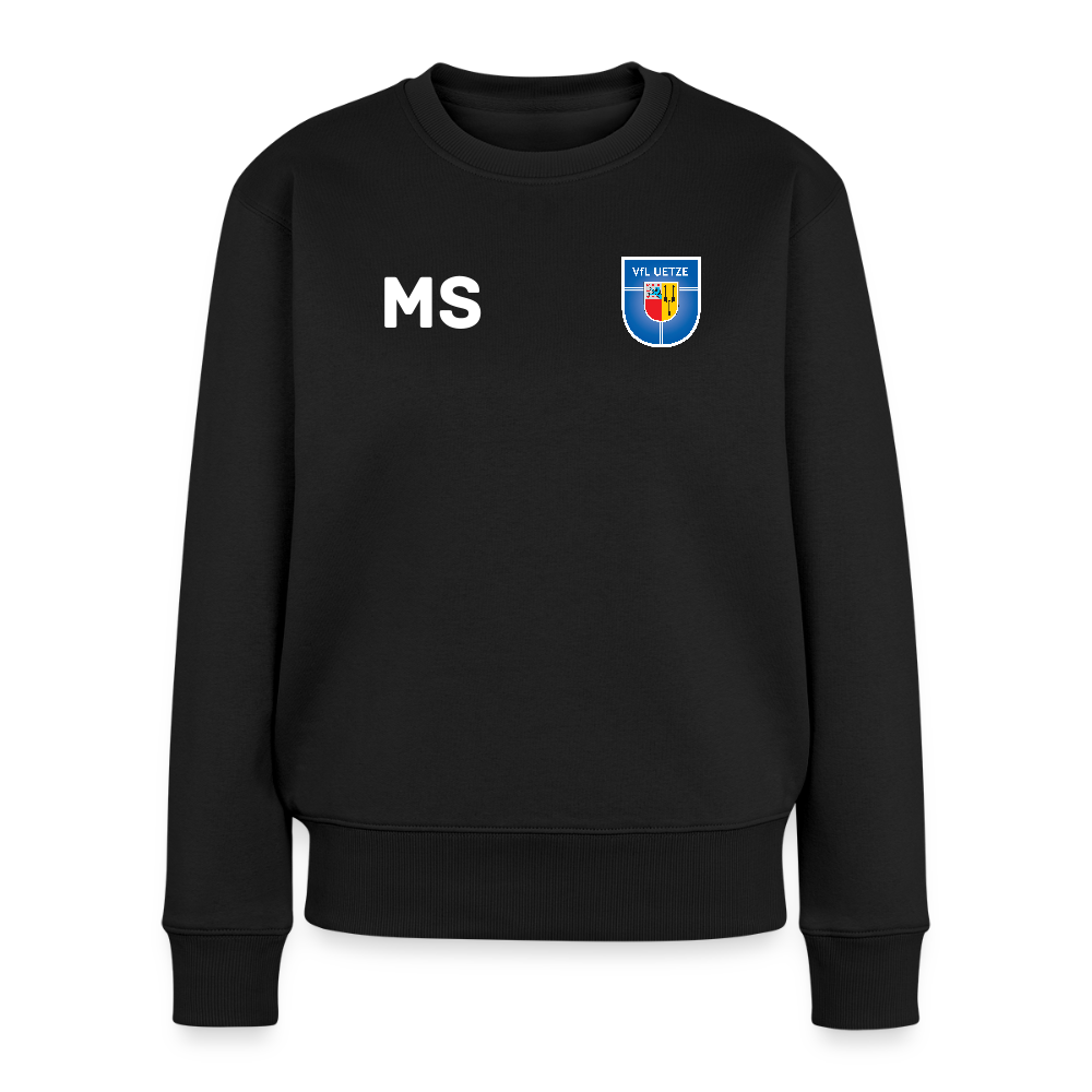 VfL Uetze Frauen Premium Pullover (personalisierbar) - Schwarz