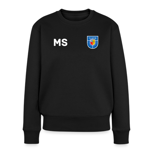 VfL Uetze Frauen Premium Pullover (personalisierbar) - Schwarz
