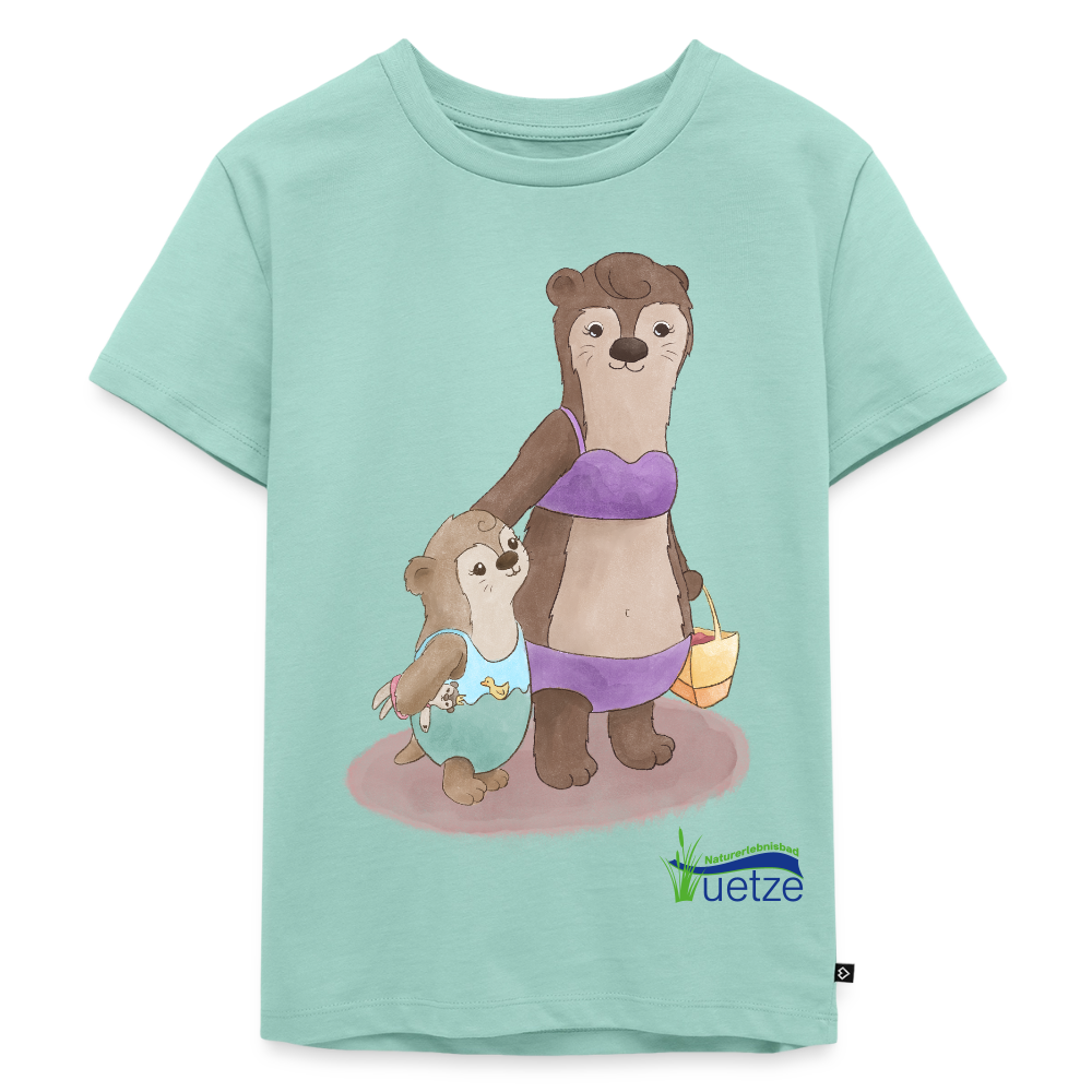 Naturbad Uetze Kinder T-Shirt "Ottermama" (98-140) - Mint 