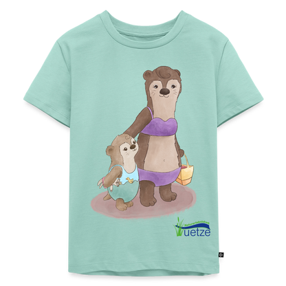 Naturbad Uetze Kinder T-Shirt "Ottermama" (98-140) - Mint 