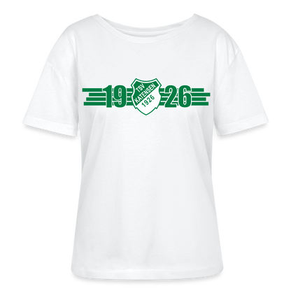 TSV Katensen Relaxed Rundhals Frauen Bio-T-Shirt "1926" - Weiß
