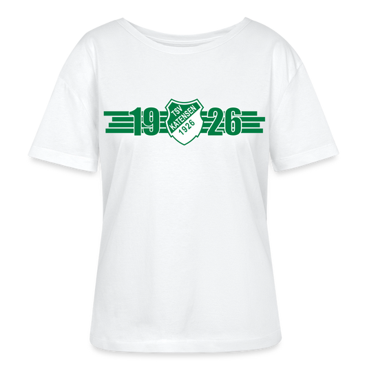 TSV Katensen Relaxed Rundhals Frauen Bio-T-Shirt "1926" - Weiß