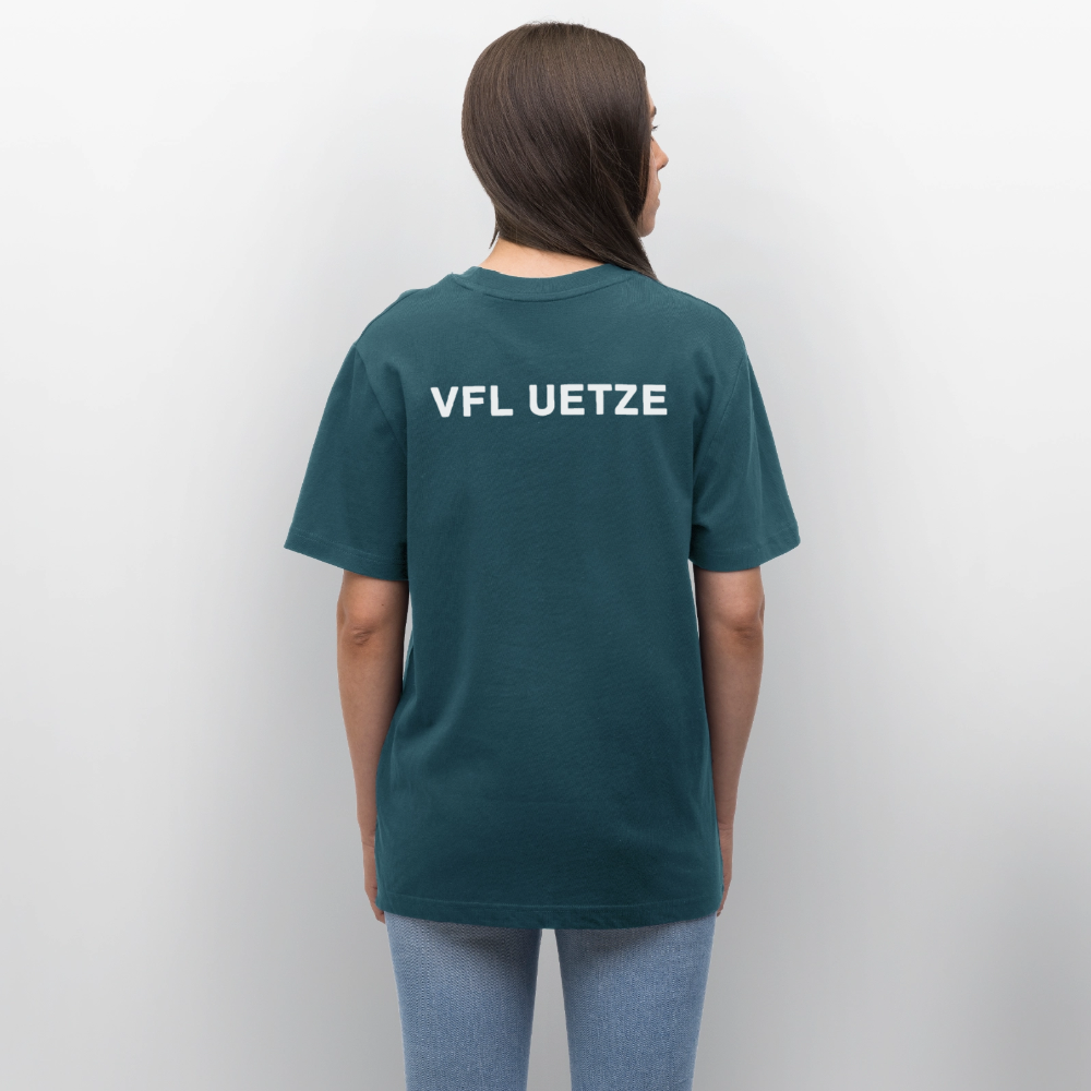 VfL Uetze Relaxed Fit Unisex Bio-T-Shirt (schwer) - Dunkles Petrol