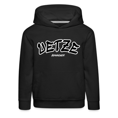 Uetze Hannover Kinder Premium Hoodie - Schwarz