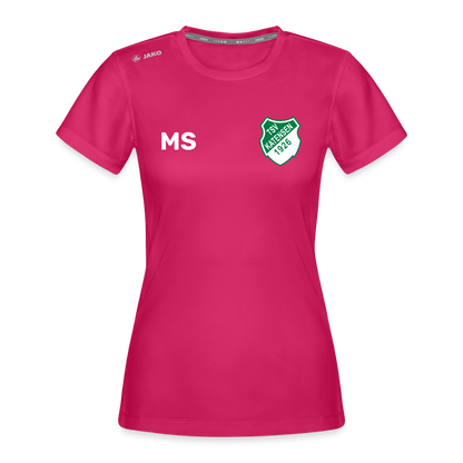 TSV Katensen JAKO Frauen Funktions-Shirt Run 2.0 (personalisierbar) - dunkles Pink