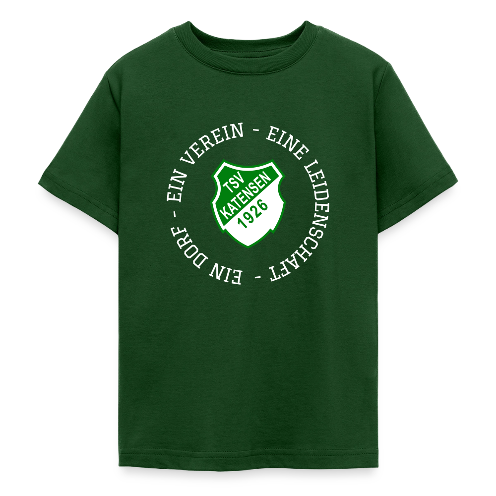 TSV Katensen Kinder T-Shirt "Ein Dorf" (Gr.134-164) - Forstgrün 