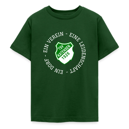 TSV Katensen Kinder T-Shirt "Ein Dorf" (Gr.134-164) - Forstgrün 