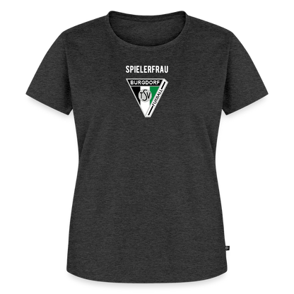 TSV Burgdorf Spielerfrau Damen Premium T-Shirt - Anthrazit meliert