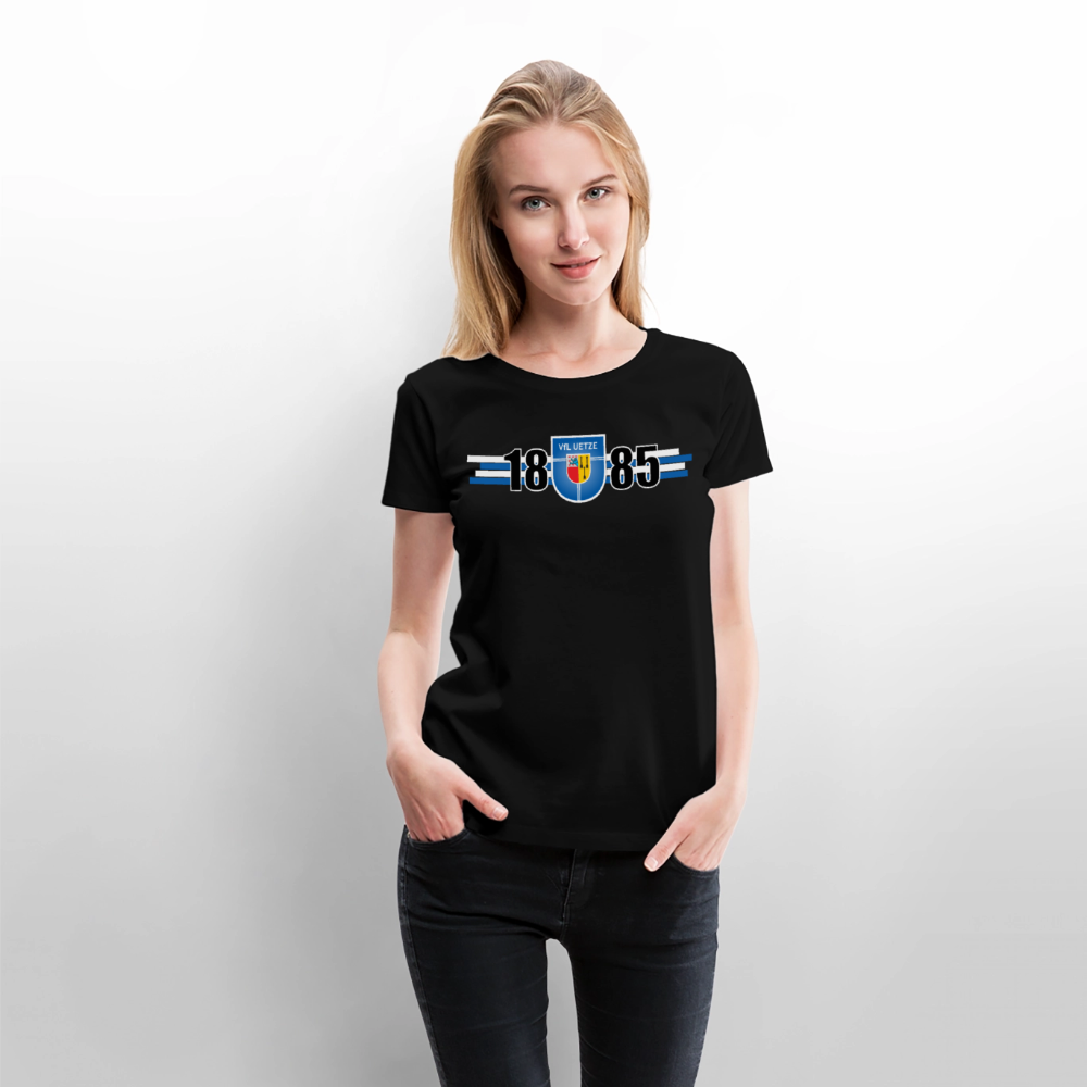 VfL Uetze Frauen Premium T-Shirt 1885 - Schwarz
