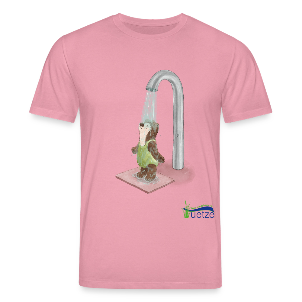 Naturbad Uetze Unisex Bio-T-Shirt "Dusche" - Lila Traum