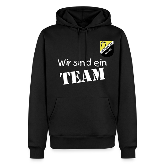 Fussball Mama - Wir sind ein TEAM Fulde Unisex Hoodie - Schwarz