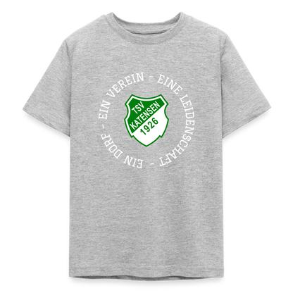 TSV Katensen Kinder T-Shirt "Ein Dorf" (Gr.134-164) - Grau meliert