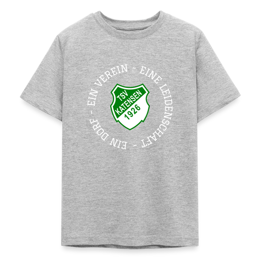 TSV Katensen Kinder T-Shirt "Ein Dorf" (Gr.134-164) - Grau meliert