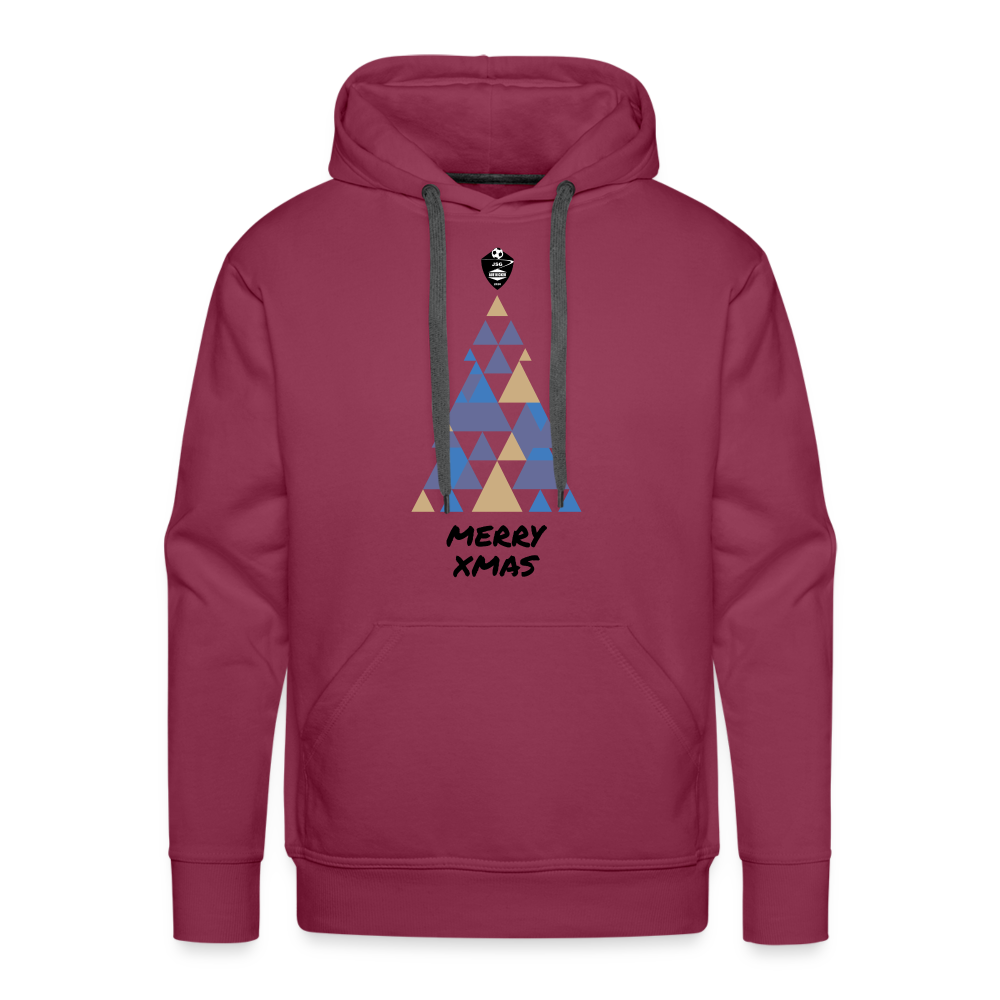 JSG Aus Kicker XMAS Männer Premium Hoodie - Bordeaux