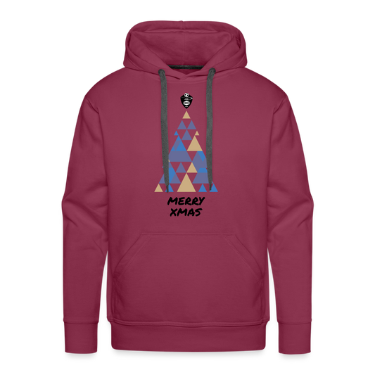 JSG Aus Kicker XMAS Männer Premium Hoodie - Bordeaux