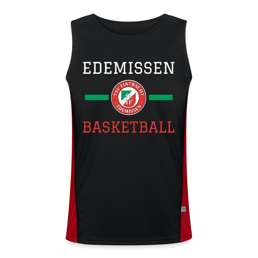 TSV Edemissen Funktions-Tank Top (Nr.5 - Bruland) - Schwarz/Rot