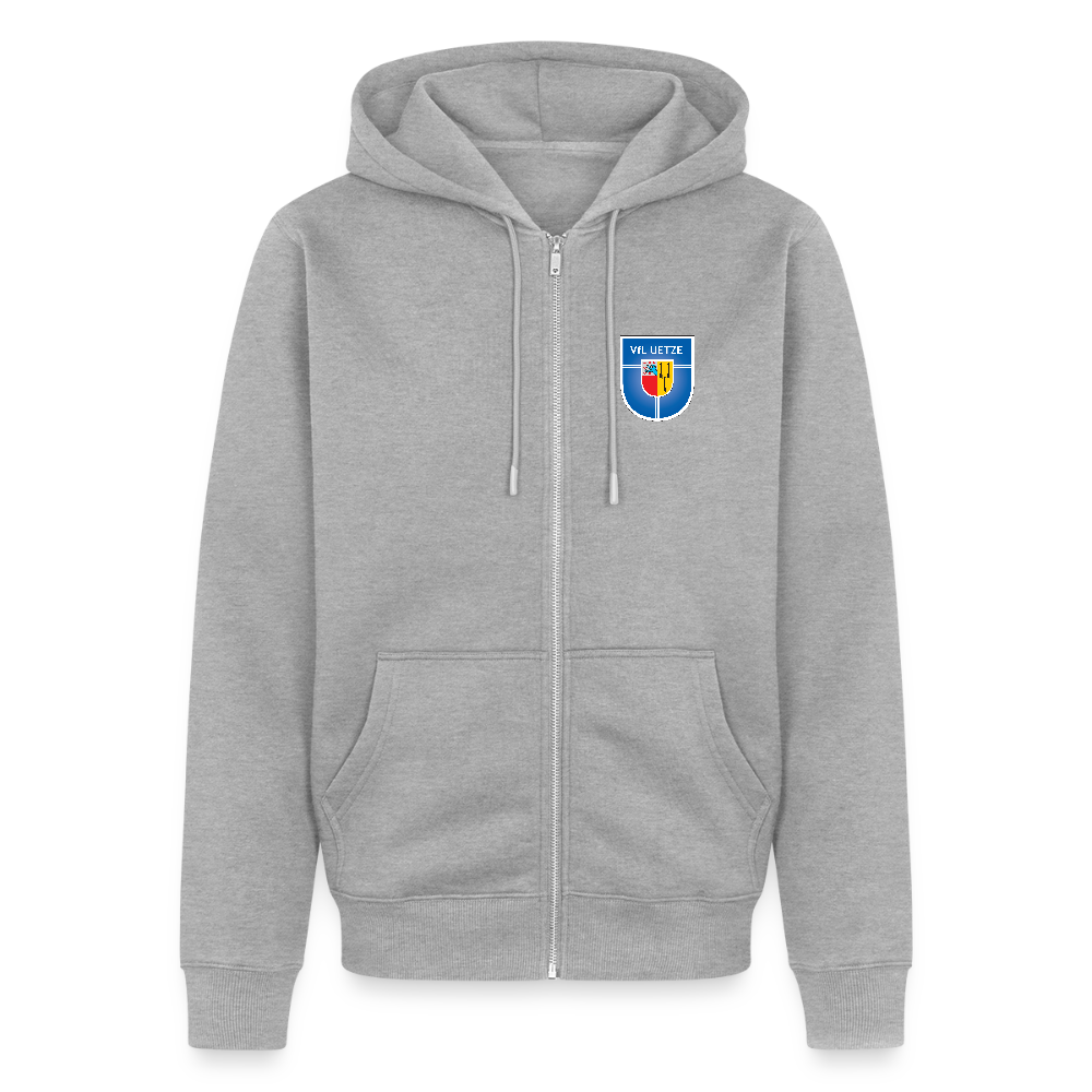 VfL Uetze unisex Premium Kapuzenjacke - Grau meliert