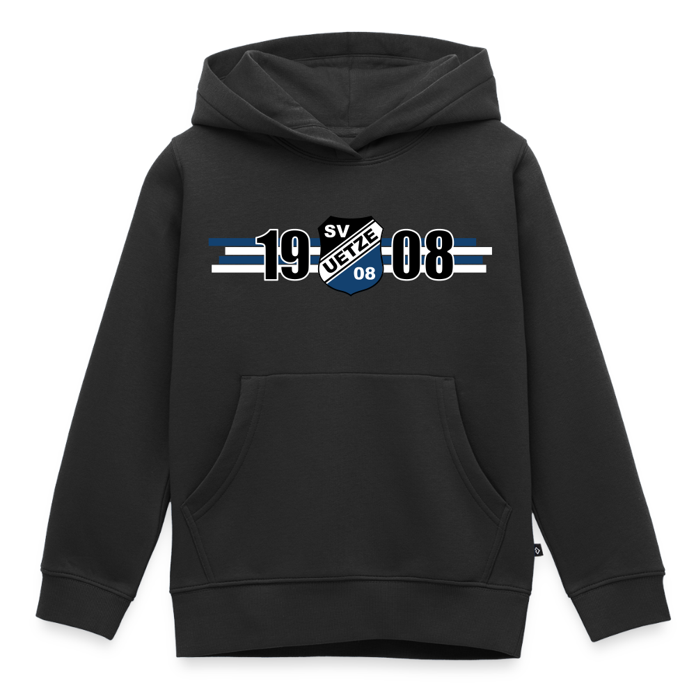 SV Uetze 08 Kinder Premium Hoodie 1908 - Schwarz