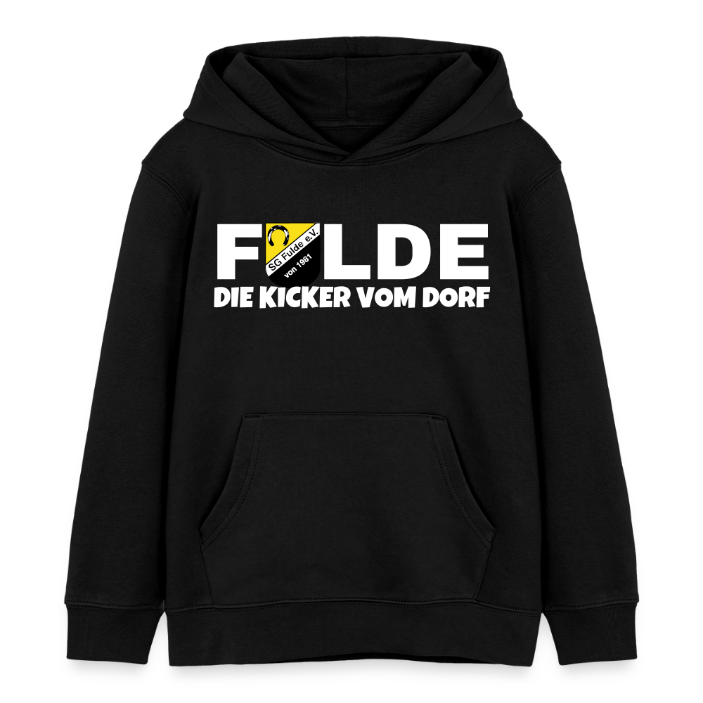 SG Fulde Kinder Bio-Hoodie Kicker - Schwarz
