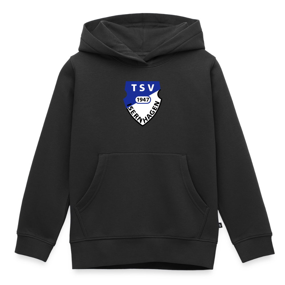 TSV Isernhagen Kinder Premium Hoodie Logo flex - Schwarz