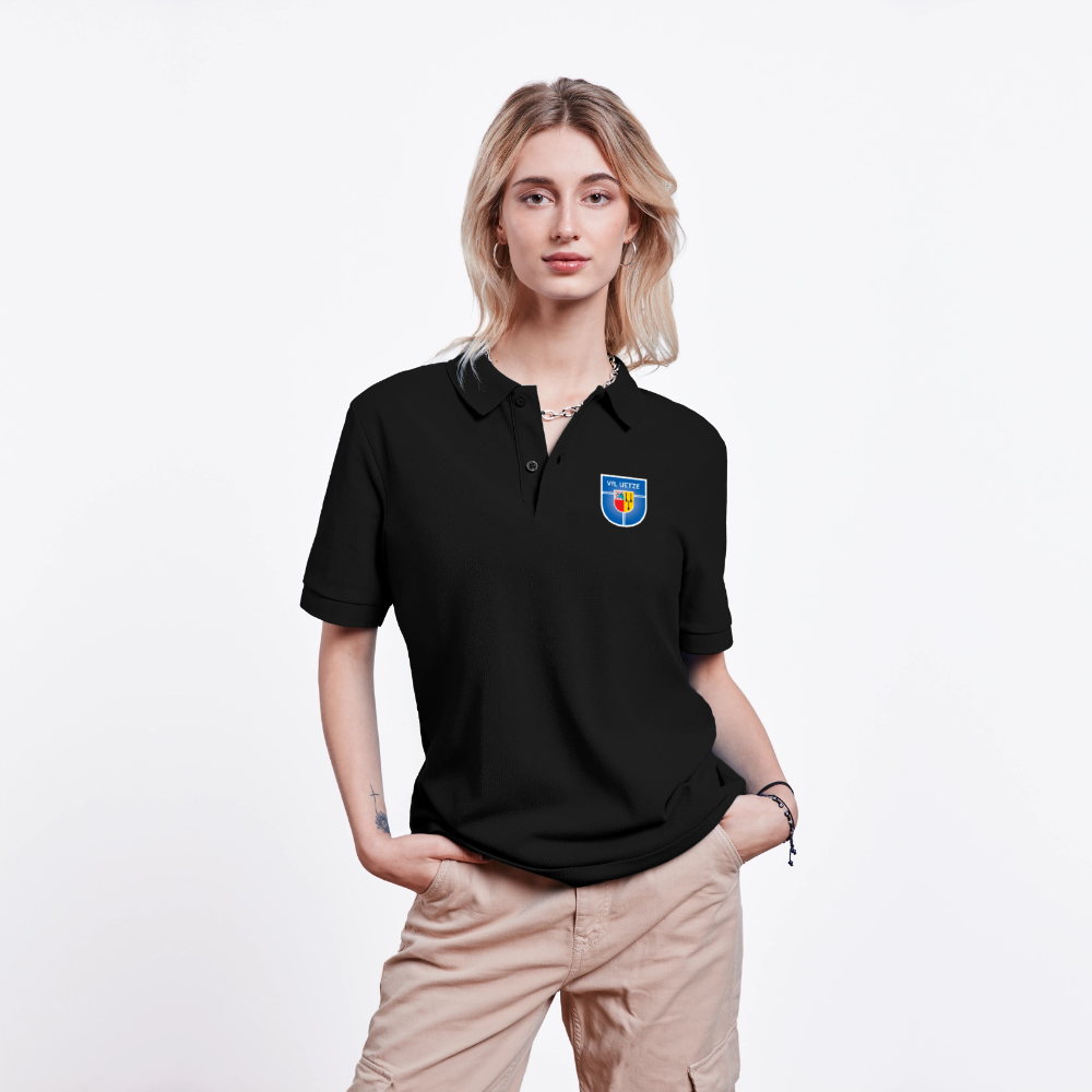 VfL Uetze Unisex Bio-Poloshirt - Schwarz