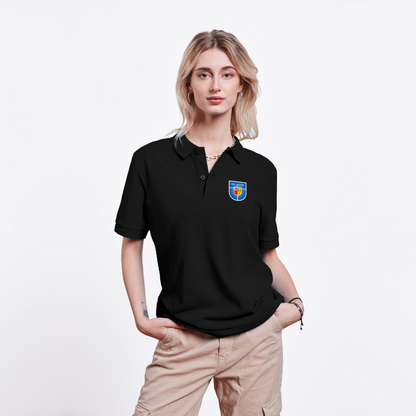 VfL Uetze Unisex Bio-Poloshirt - Schwarz