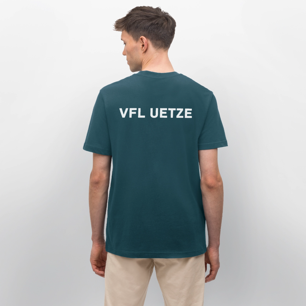 VfL Uetze Relaxed Fit Unisex Bio-T-Shirt (schwer) - Dunkles Petrol