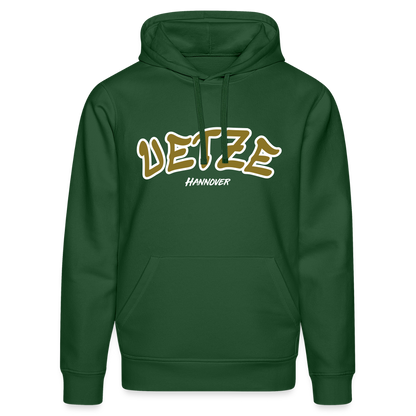 Uetze Hannover Gold Unisex Bio-Hoodie Flex - Flaschengrün
