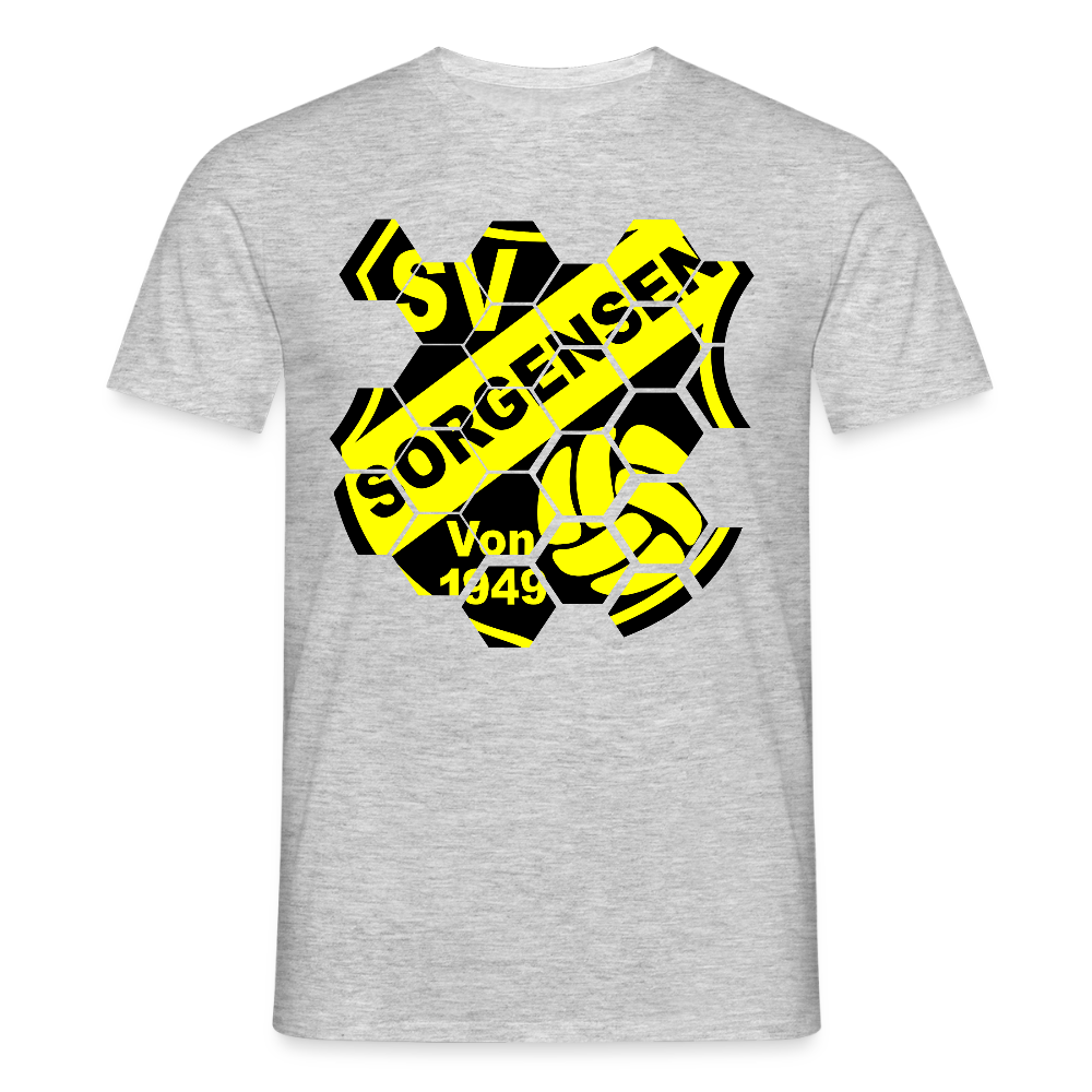 SV Sorgensen Waben Logo Premium T-Shirt - Grau meliert