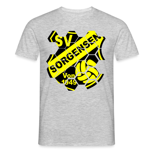 SV Sorgensen Waben Logo Premium T-Shirt - Grau meliert